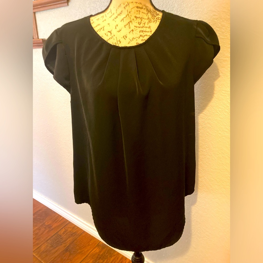 Large Black Blouse